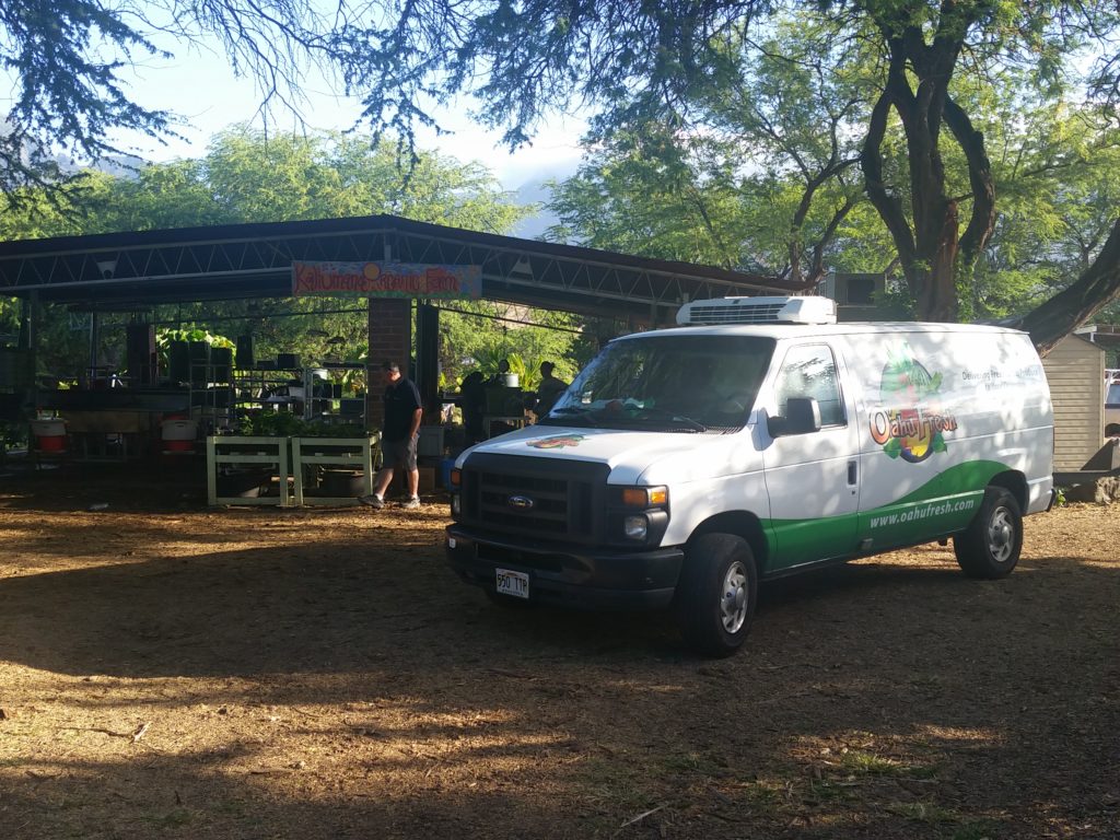 Oahu Fresh Van at Kahumana Farms