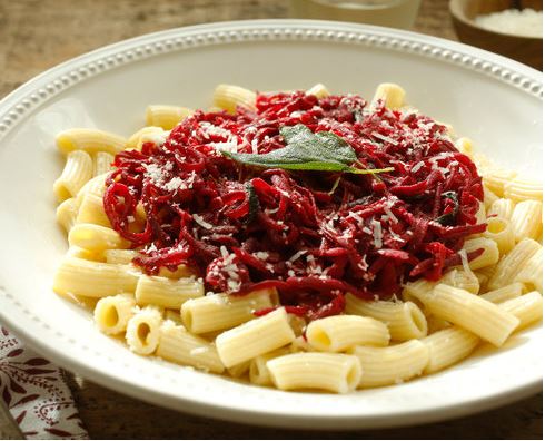 Sautéed Beets With Pasta, Sage and Brown Butter - O‘ahu Fresh