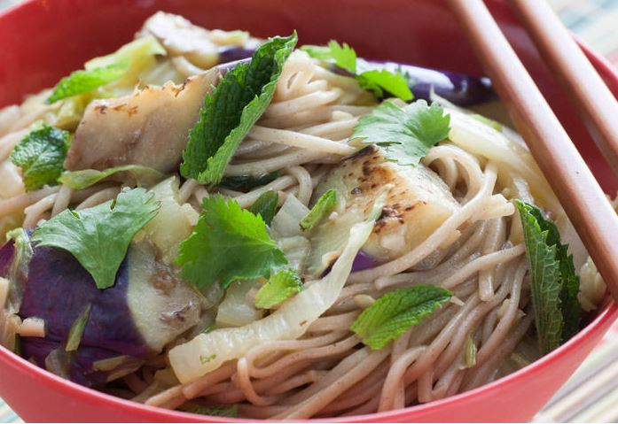 Japanese Eggplant and Soba Noodles - O‘ahu Fresh